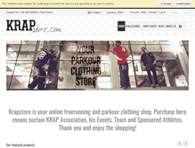 Tablet Screenshot of krapstore.com